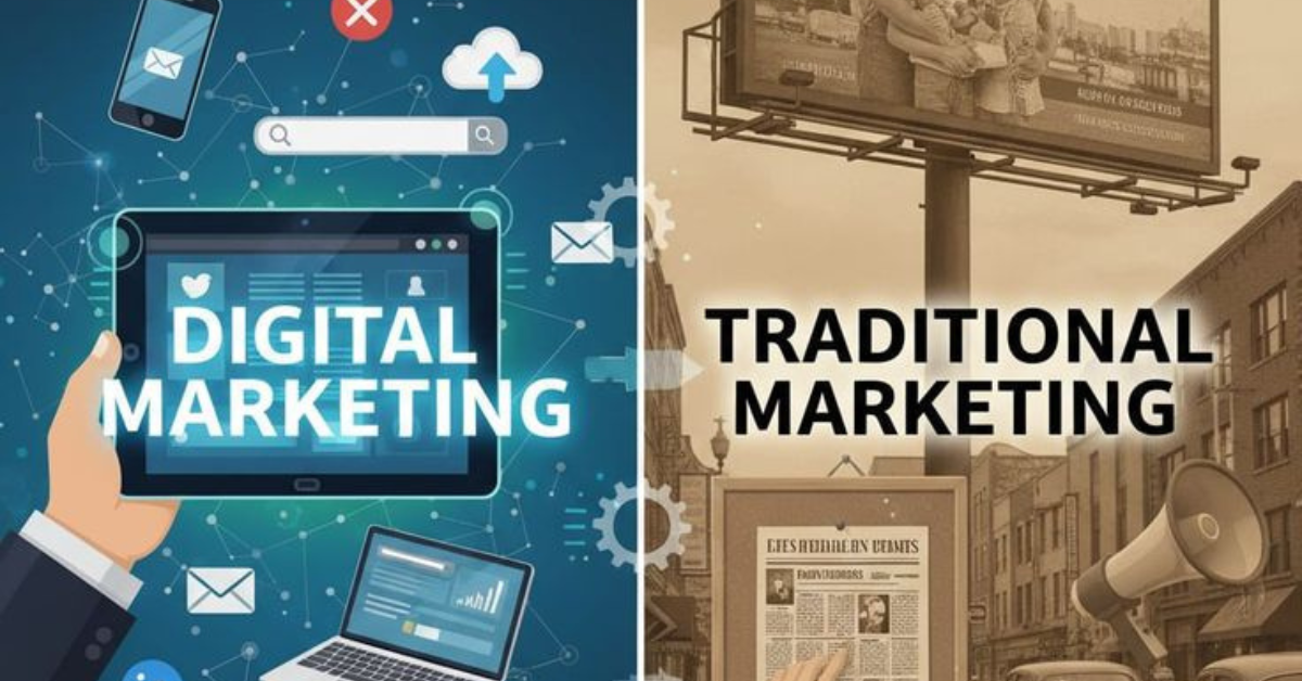 Digital Marketing vs Traditional Marketing - Which Strategy Wins in 2026?
